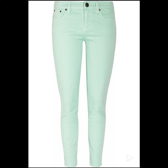 J. Crew Pants - J. Crew mint green stretch pant skinny jeans